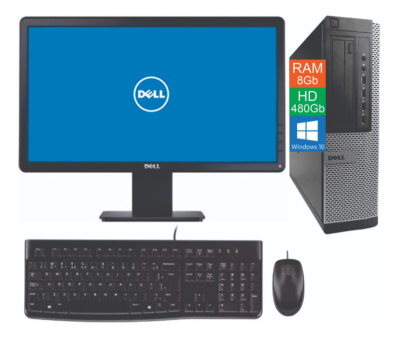 Cpu Completo Dell Optiplex Monitor 19 Core I5 8gb Ssd 480gb